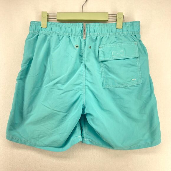 Bugatchi‎ Lined Swim Trunks Light Blue Mens Size L - Picture 2 of 9